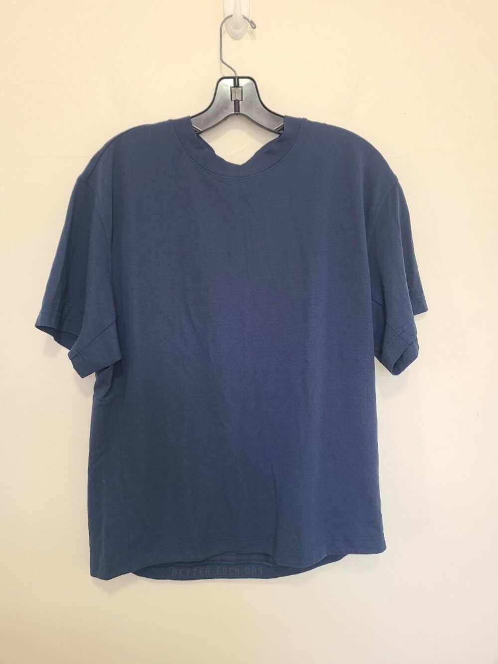 Lululemon Relaxed Fit Blue Short Sleeve Activewear Performance Tee Shirt